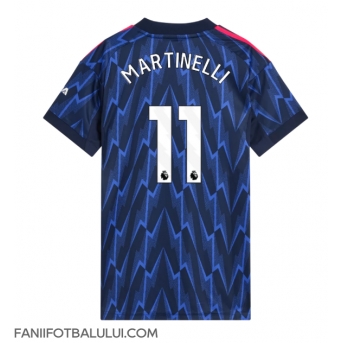 Arsenal Gabriel Martinelli #11 Tricou Fotbal Replică 2025-26 Femei Deplasare